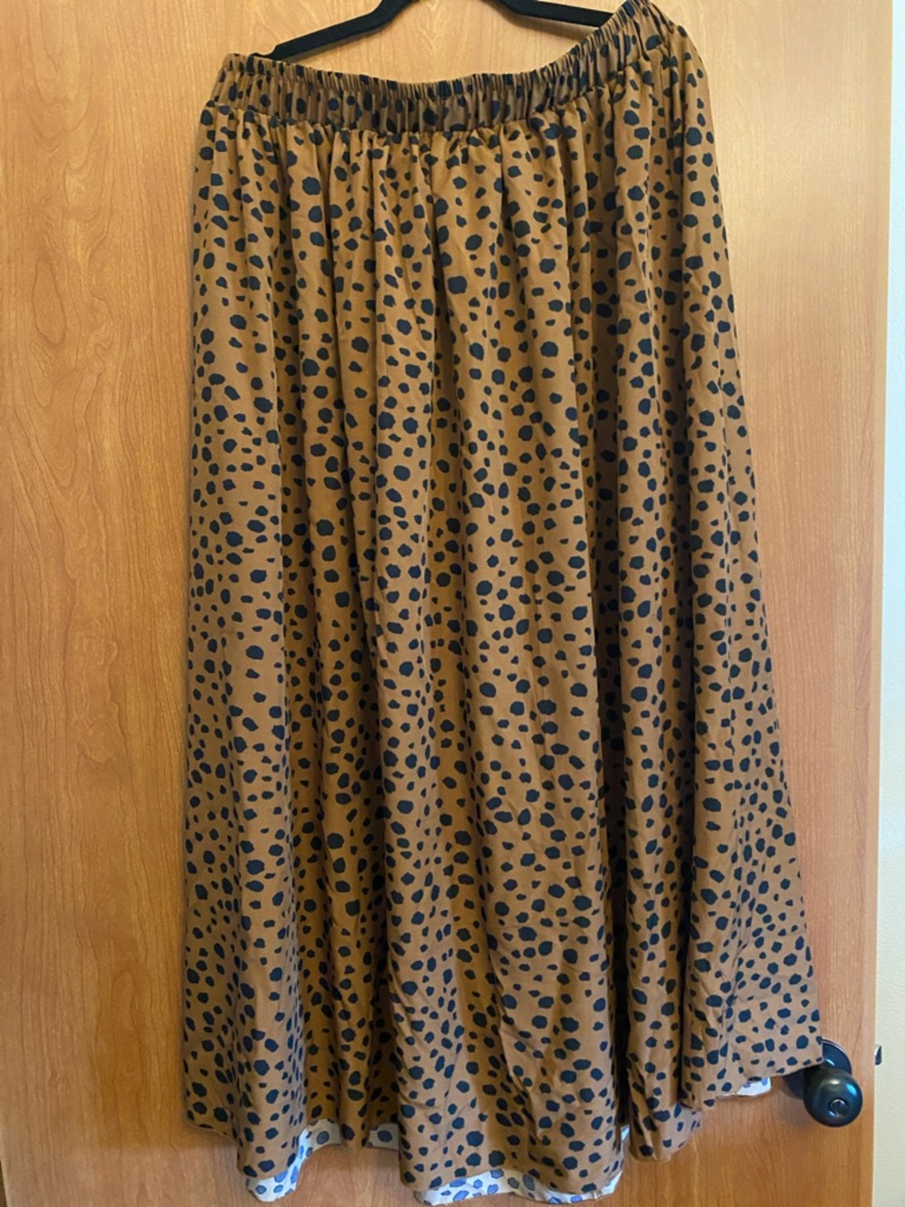 Animal print skirt
